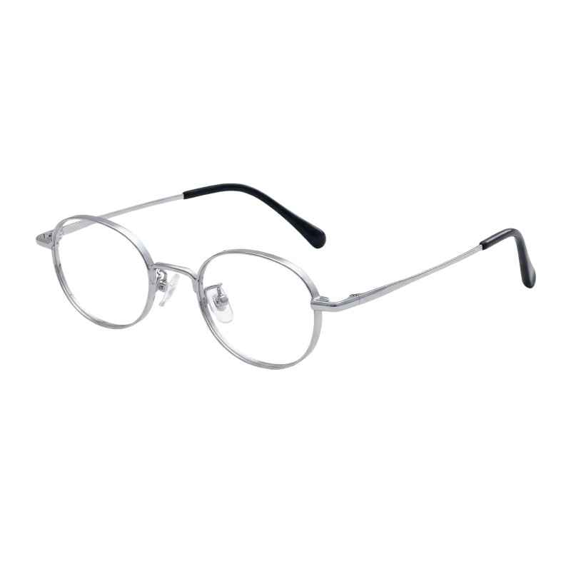Round Silver Eyeglasses