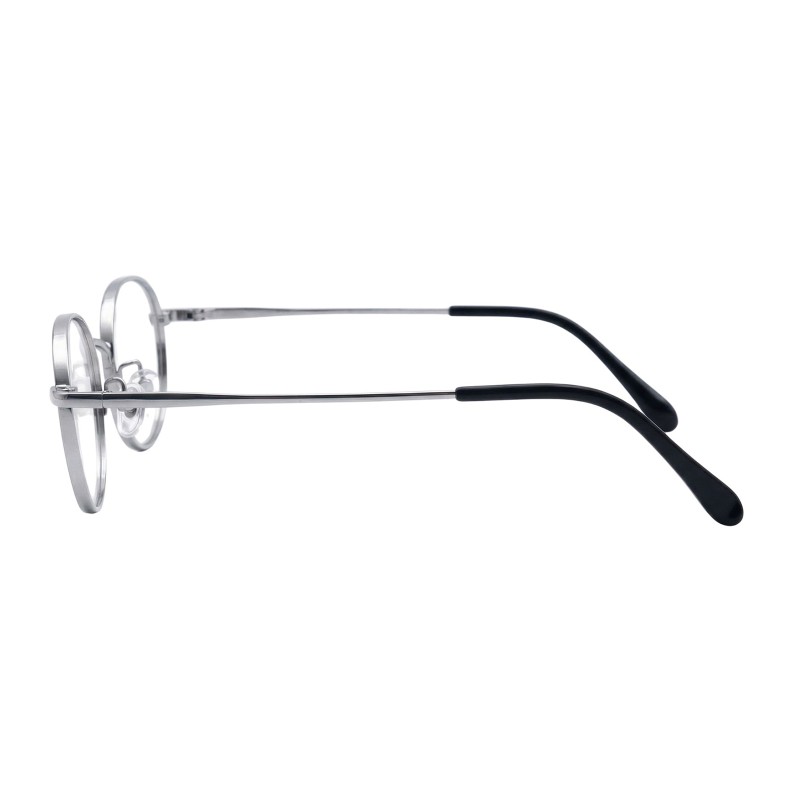 Round Silver Eyeglasses
