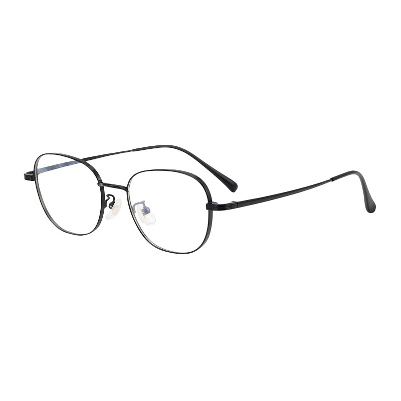 Round Black Eyeglasses
