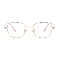 Round Rose Gold Eyeglasses