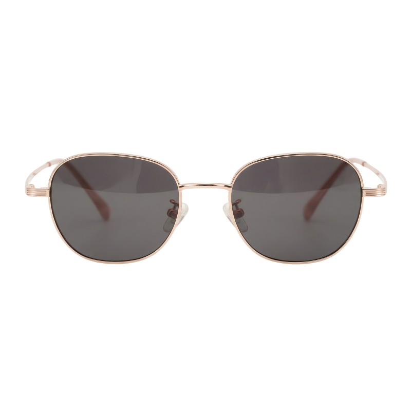 Round Rose Gold Eyeglasses