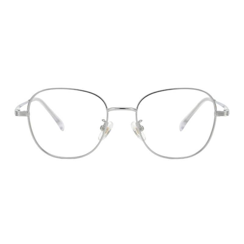 Round Silver Eyeglasses