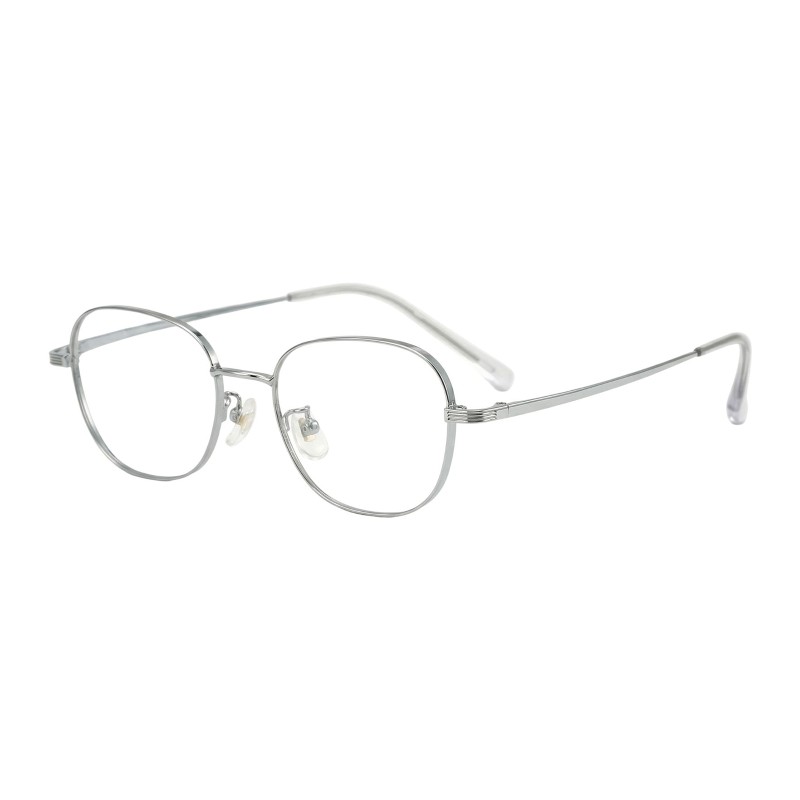 Round Silver Eyeglasses