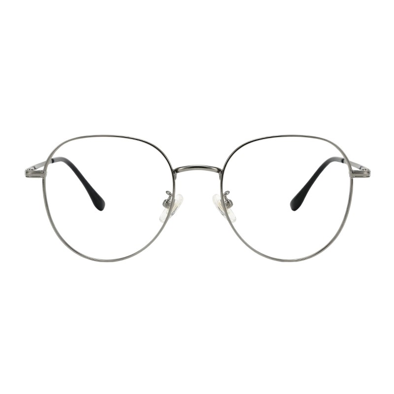 Square Gunmetal Eyeglasses