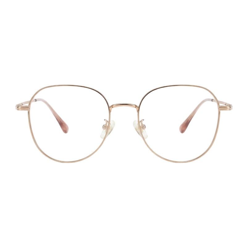 Square Rose Gold Eyeglasses
