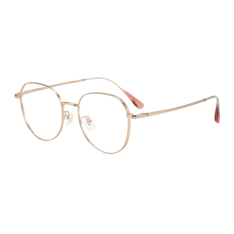 Square Rose Gold Eyeglasses