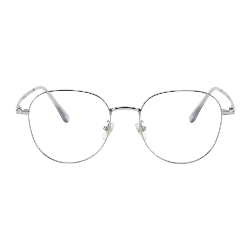 Square Silver Eyeglasses