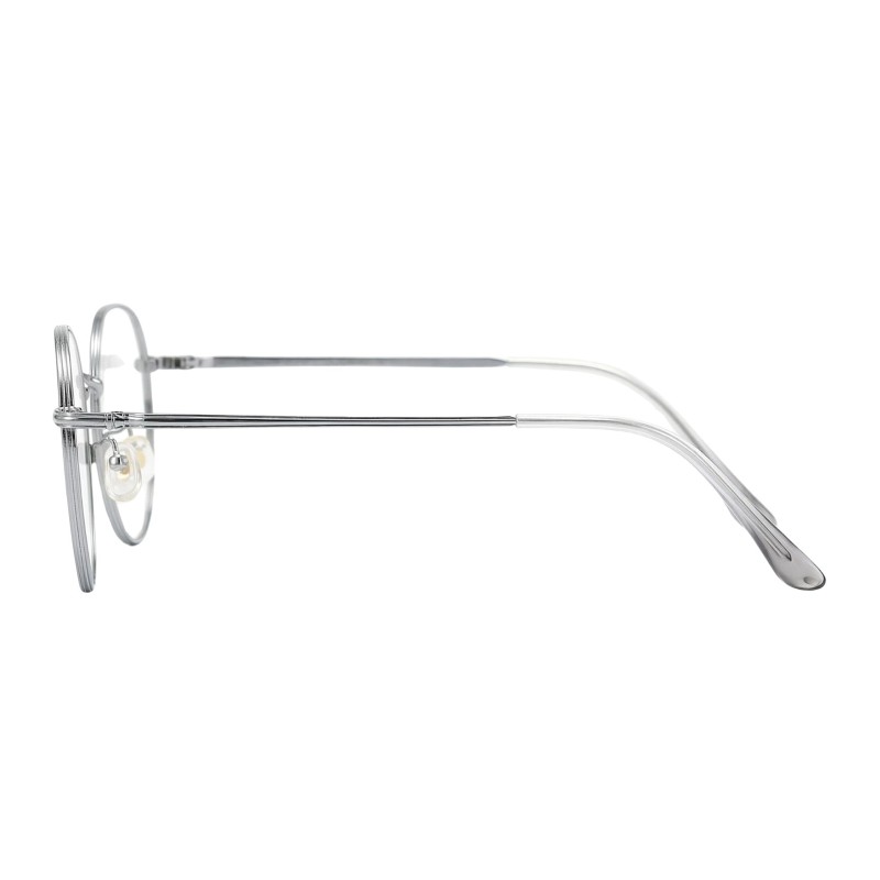 Square Silver Eyeglasses