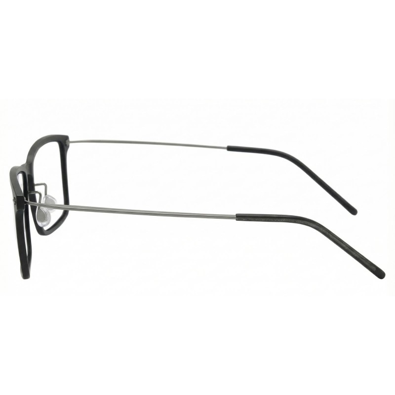 Rectangle Matte Black Eyeglasses