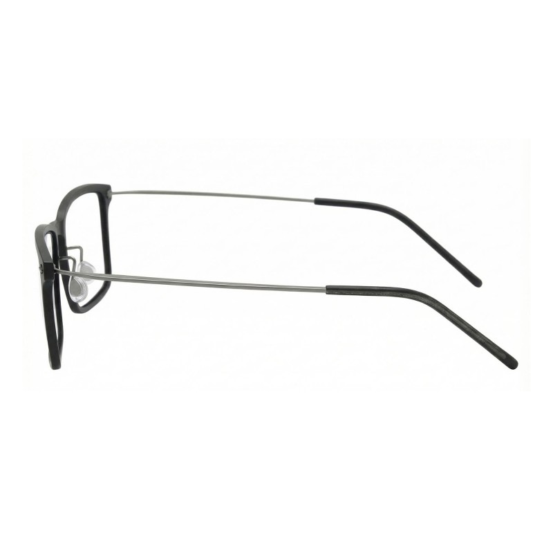 Rectangle Matte Black Eyeglasses