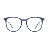 Square Blue Eyeglasses