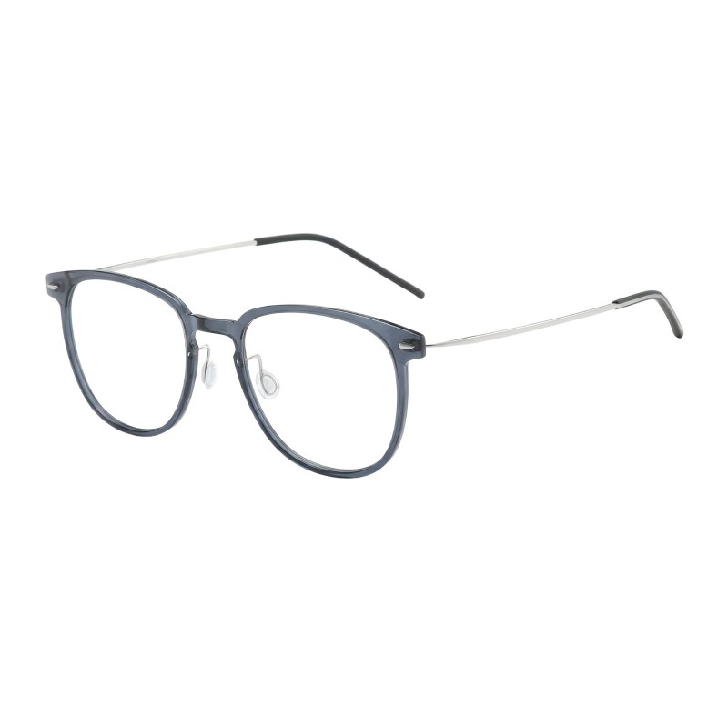 Square Blue Eyeglasses