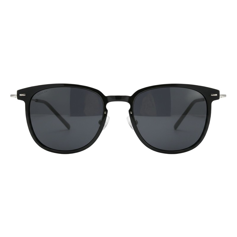 Square Black Gunmetal Eyeglasses