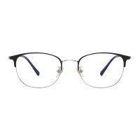 Intense - Browline Black Eyeglasses