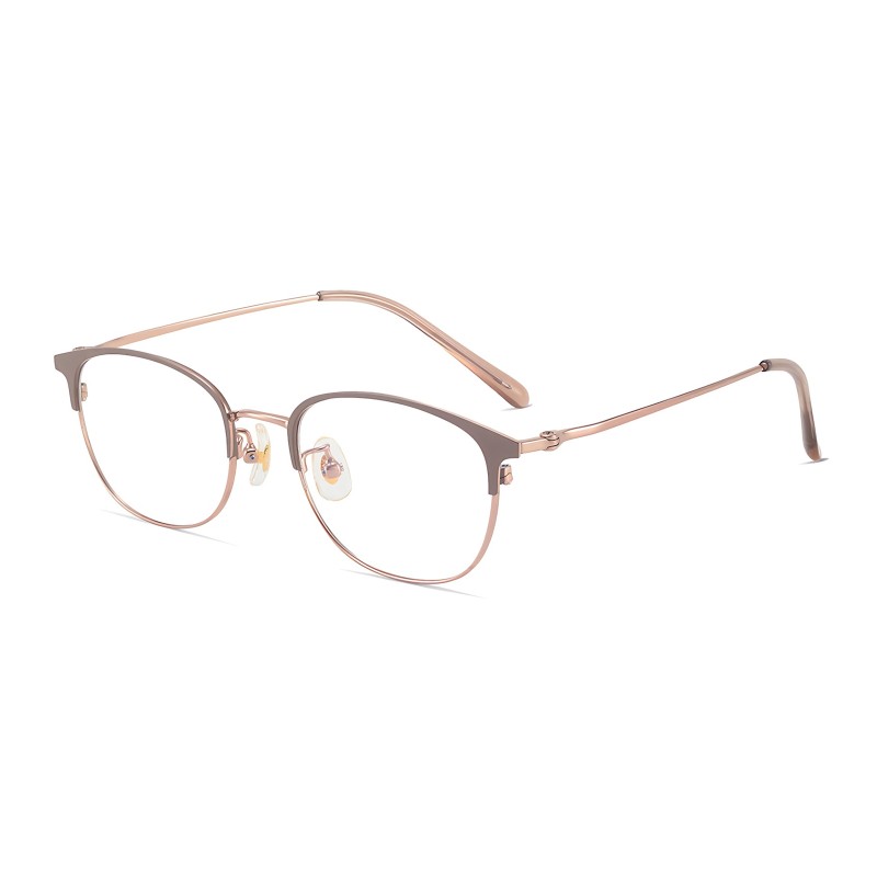Browline Light Mocha Eyeglasses