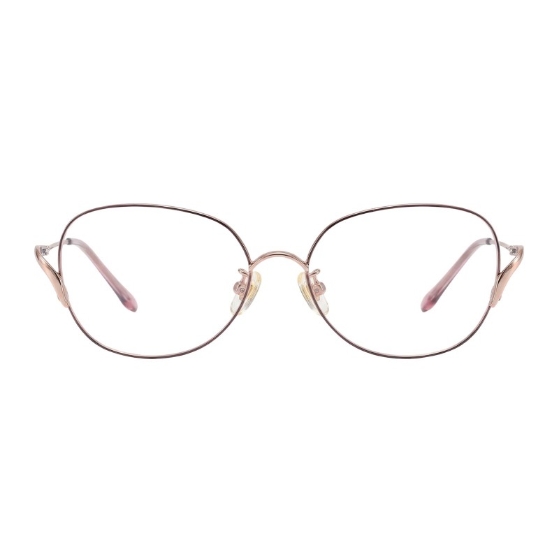 Oval Purple Eyeglasses