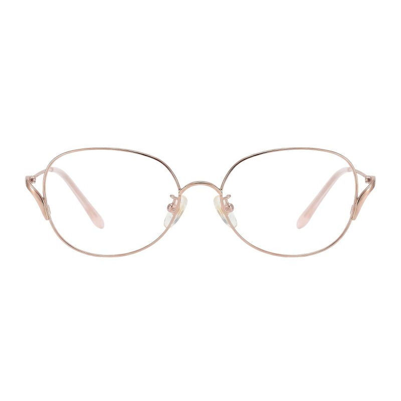 Oval Rose Gold Eyeglasses
