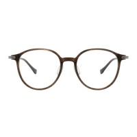 Astoria - Round Brown Eyeglasses