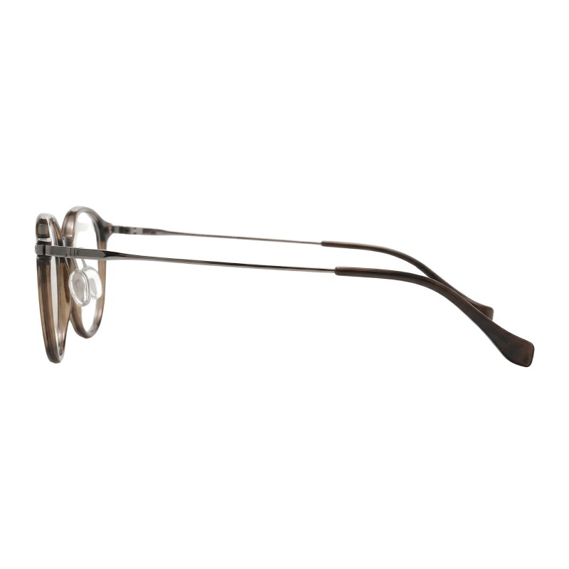 Round Brown Eyeglasses