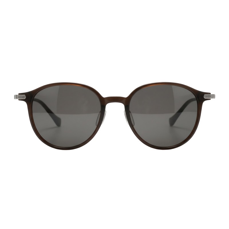 Round Brown Eyeglasses