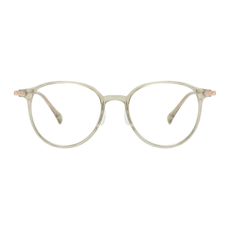 Round Green Eyeglasses