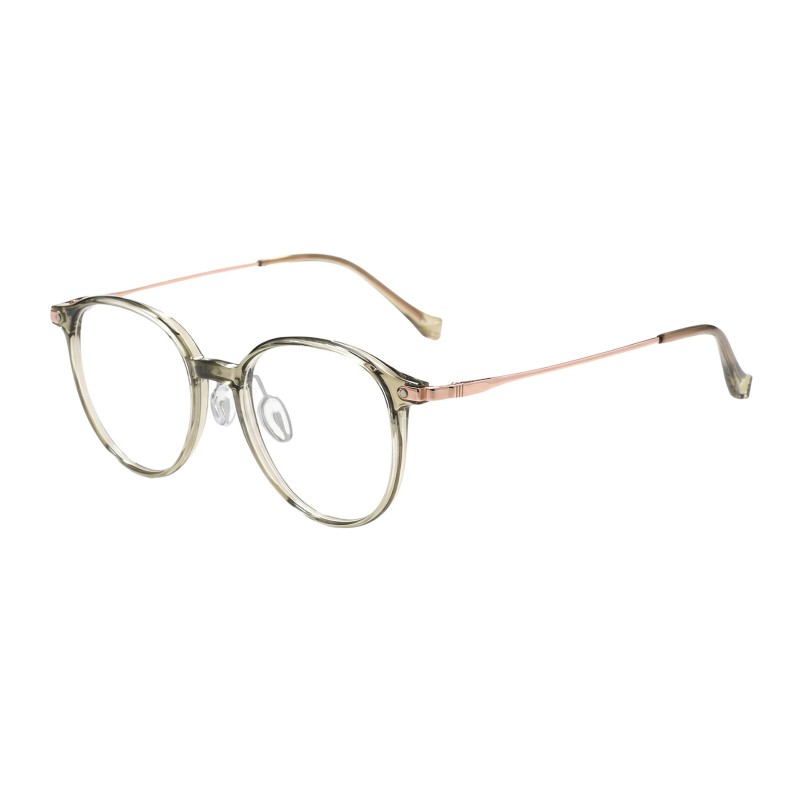 Round Green Eyeglasses