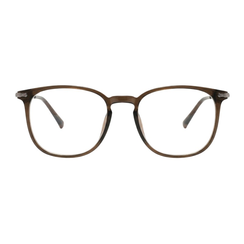 Round  Brown Eyeglasses