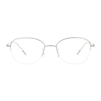 Camellia - Round Silver Eyeglasses