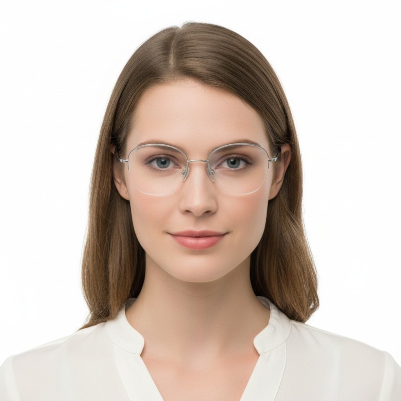 Round Silver Eyeglasses