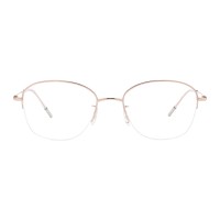 Round Purple Eyeglasses