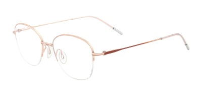 Round Red Eyeglasses