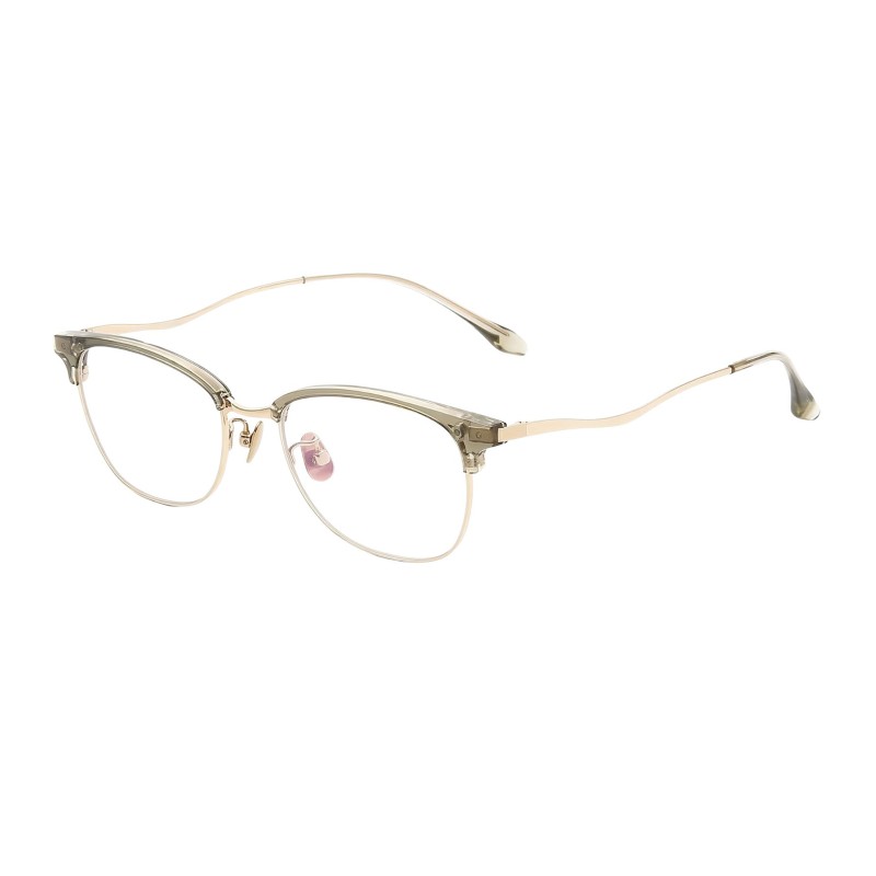 Browline Green Eyeglasses