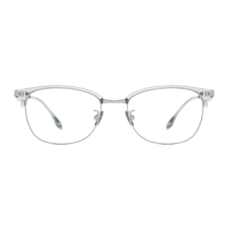 Browline Silver Eyeglasses