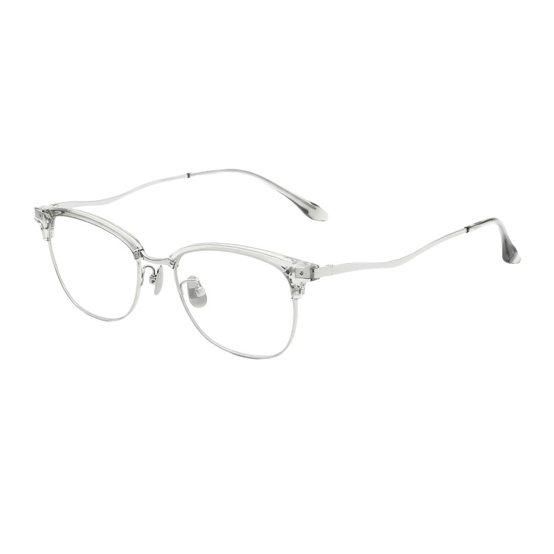 Browline Silver Eyeglasses