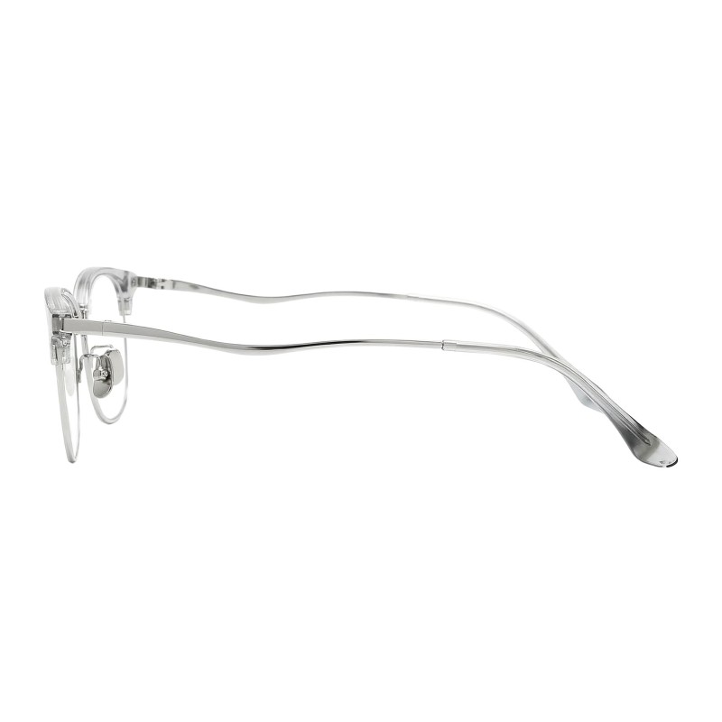 Browline Silver Eyeglasses