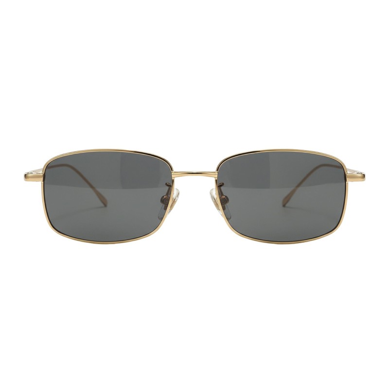 Rectangle Golden Eyeglasses