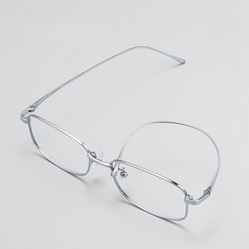 Rectangle Silver Eyeglasses