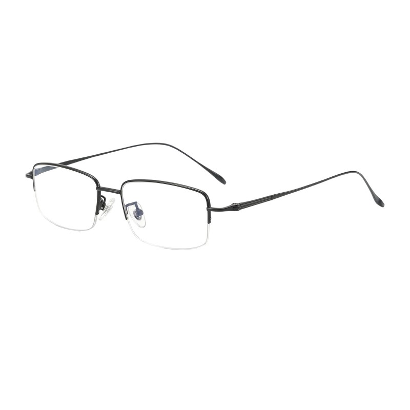 Rectangle Black Eyeglasses