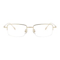 Edge - Rectangle Golden Eyeglasses