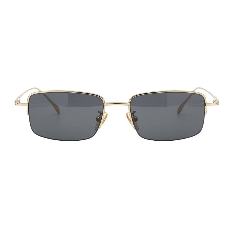 Rectangle Golden Eyeglasses