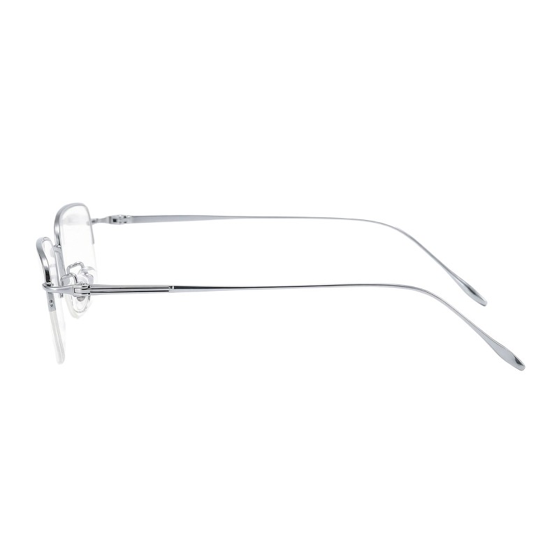 Rectangle Silver Eyeglasses
