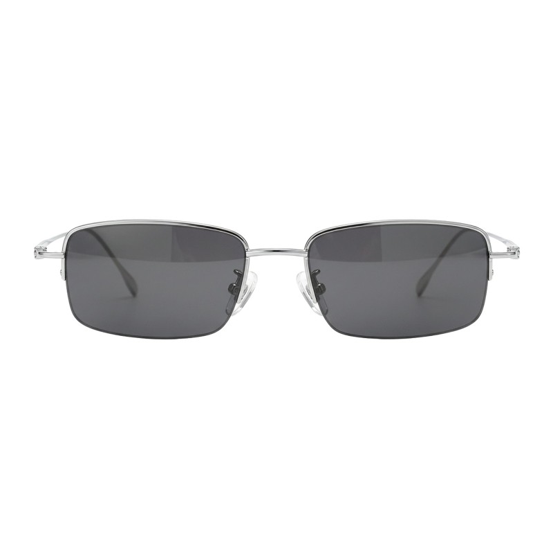 Rectangle Silver Eyeglasses