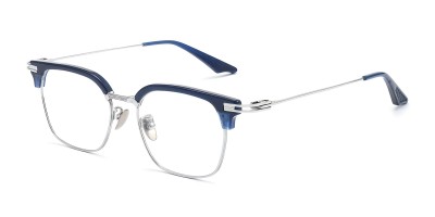 Browline Blue Tortoise Eyeglasses