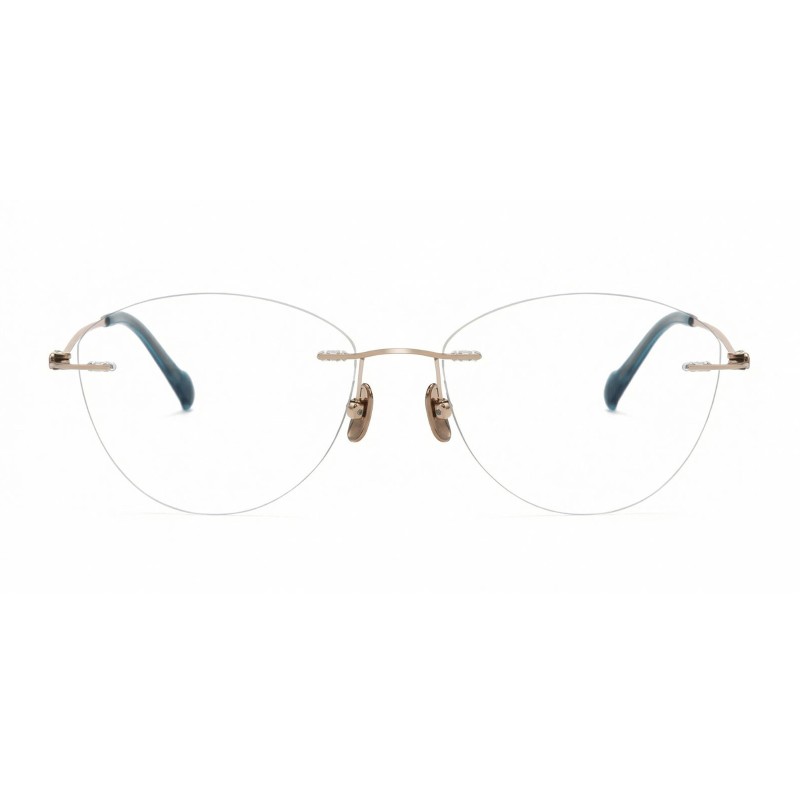 Cat Eye Blue Eyeglasses