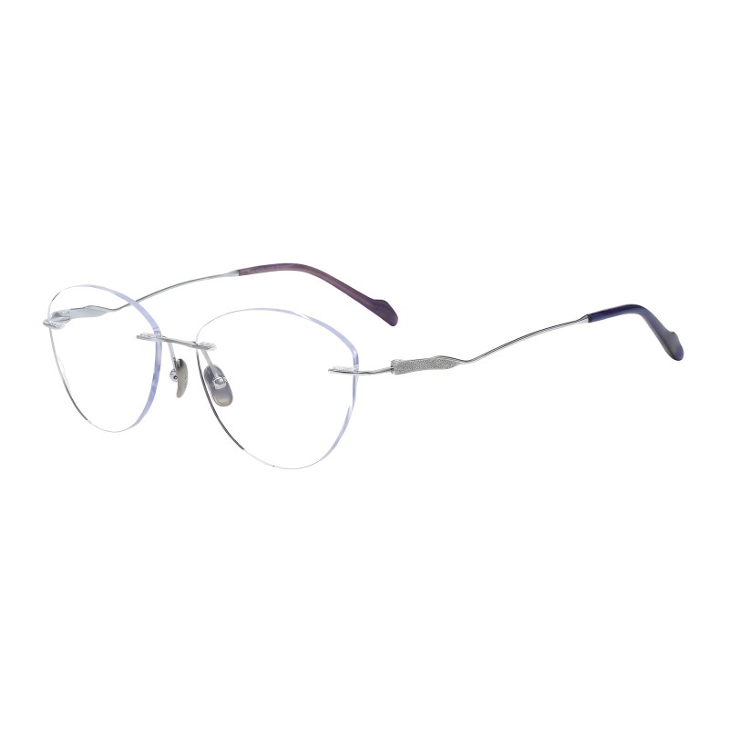 Cat Eye Purple Eyeglasses