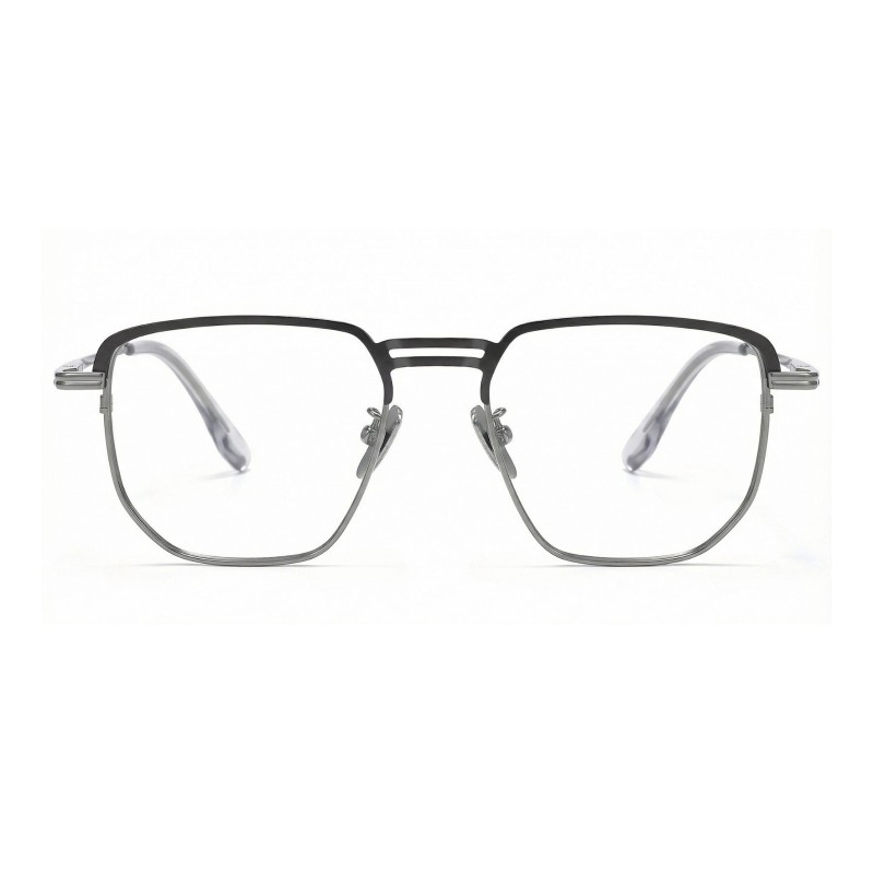 Aviator Black Gunmetal Eyeglasses