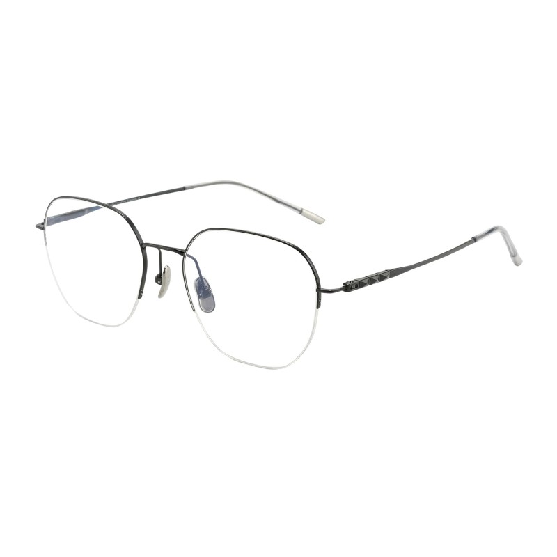 Polygon Black Eyeglasses