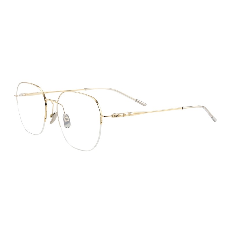 Polygon Golden Eyeglasses