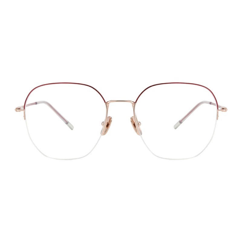 Polygon Burgundy Eyeglasses
