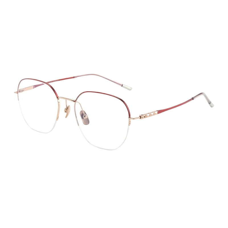 Polygon Burgundy Eyeglasses